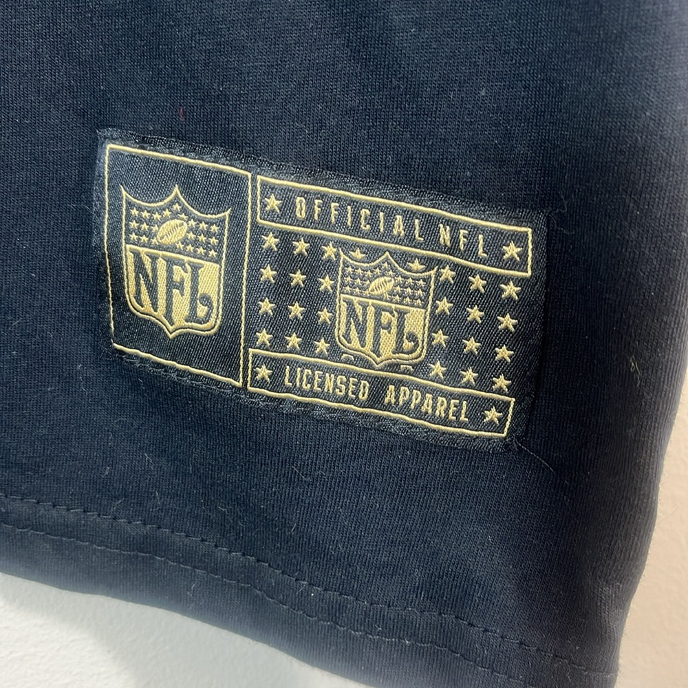 NFL Team Apparel Black & Golf T-Shirt with NFL Logo Size XL - Picture 3 of 8